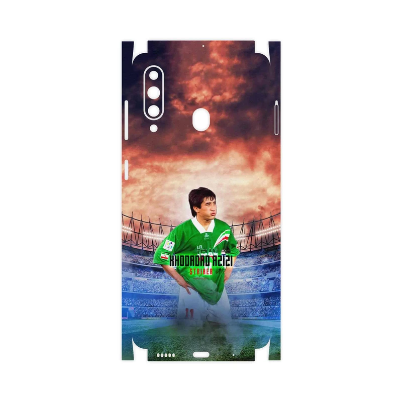 برچسب پوششی ماهوت مدل Khodadad Azizi-FullSkin مناسب برای گوشی موبایل سامسونگ Galaxy A60