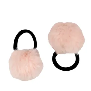 کش مو دخترانه مدل پوم پوم بسته دو عددی