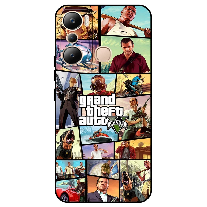 کاور مگافون طرح جی تی ای مدل 8240 مناسب برای گوشی موبایل اینفینیکس Hot 20i