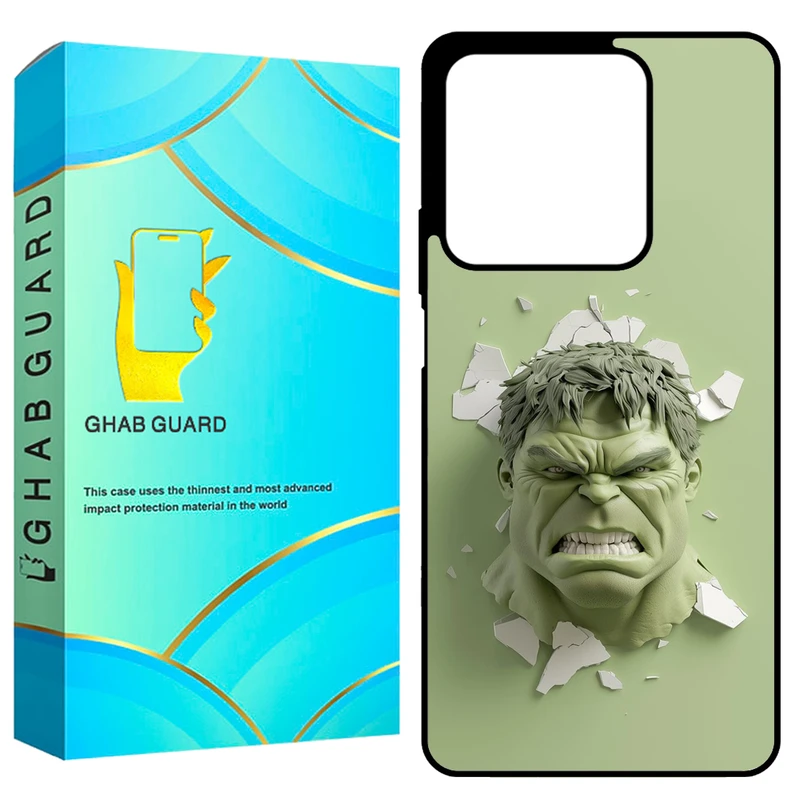 کاور قاب گارد طرح هالک مدل GCHPN134 مناسب برای گوشی موبایل شیائومی Redmi Note 13 4G