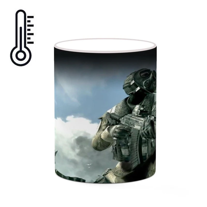 ماگ حرارتی کاکتی مدل بازی Call Of Duty 4ː Modern Warfare کد mgh27824