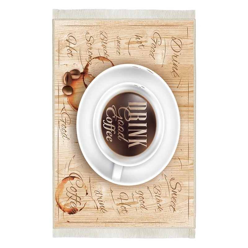 فرش پارچه‌ای دفه مدل فرشینه طرح مدرن کد 13