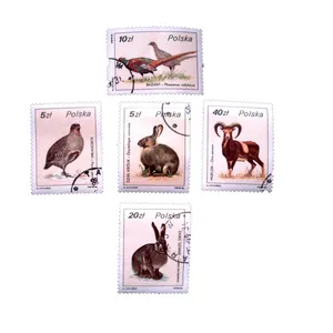 تمبر یادگاری مدل حیوانات کد DS2234 مجموعه 5 عددی