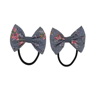 کش مو دخترانه مدل پاپیون کد 80 مجموعه 2 عددی