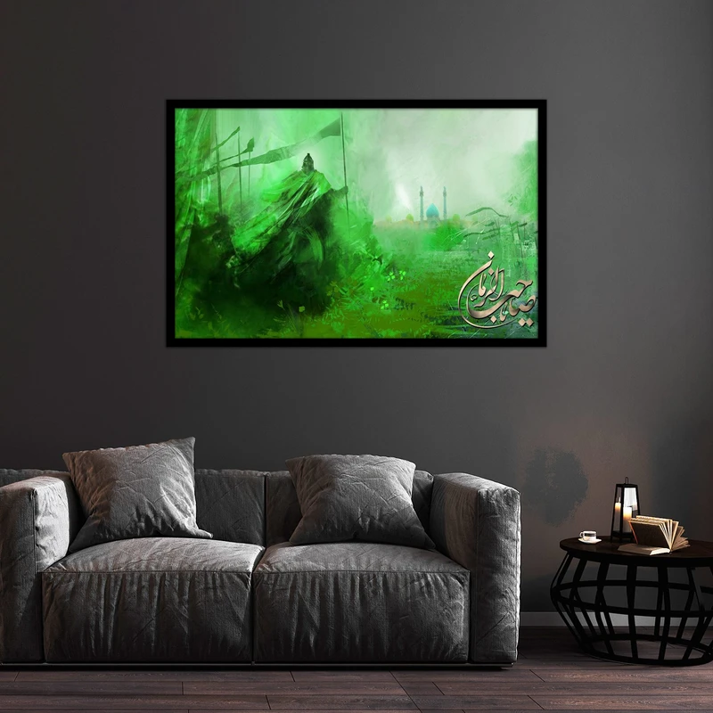 تابلو بکلیت طرح تصویر مذهبی امام زمان (عج) مدل B-bu2489