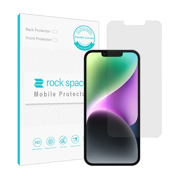 محافظ صفحه نمایش شفاف راک اسپیس مدل Hygel مناسب برای گوشی موبایل اپل iPhone 14