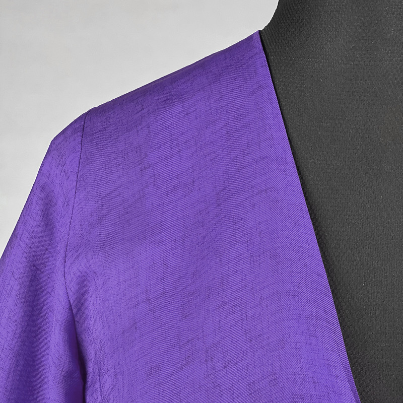 شومیز آستین بلند زنانه مدل گره ای کد AK1124 رنگ بنفش