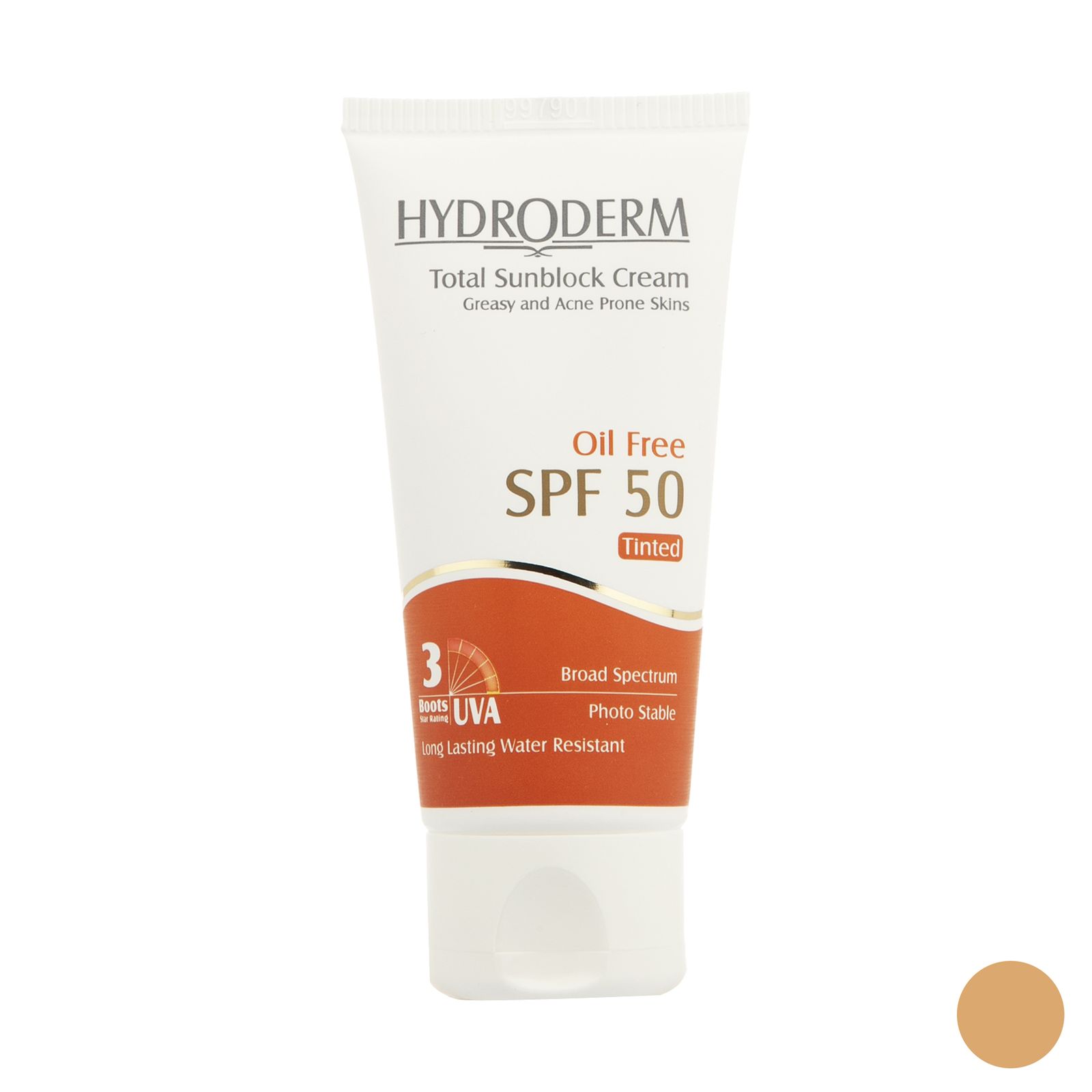 کرم ضد آفتاب هیدرودرم مدل Medium Beige SPF50 حجم 50 میلی لیتر -  - 1