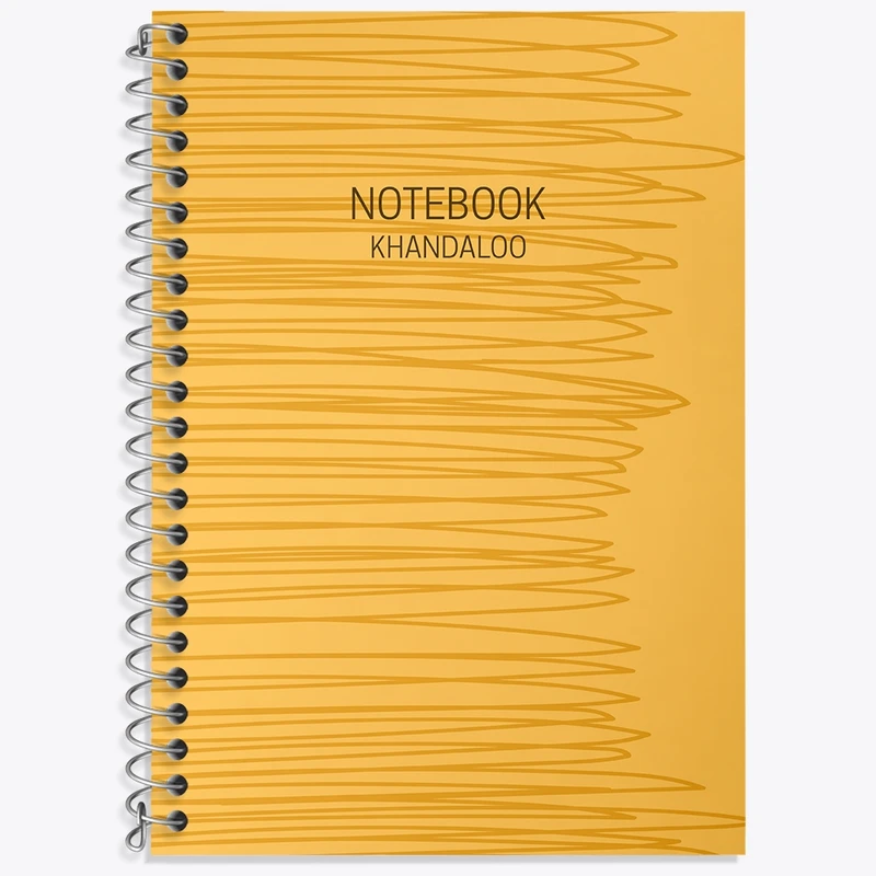 دفتر زبان 50 برگ خندالو مدل دو خط طرح فانتزی کد N673