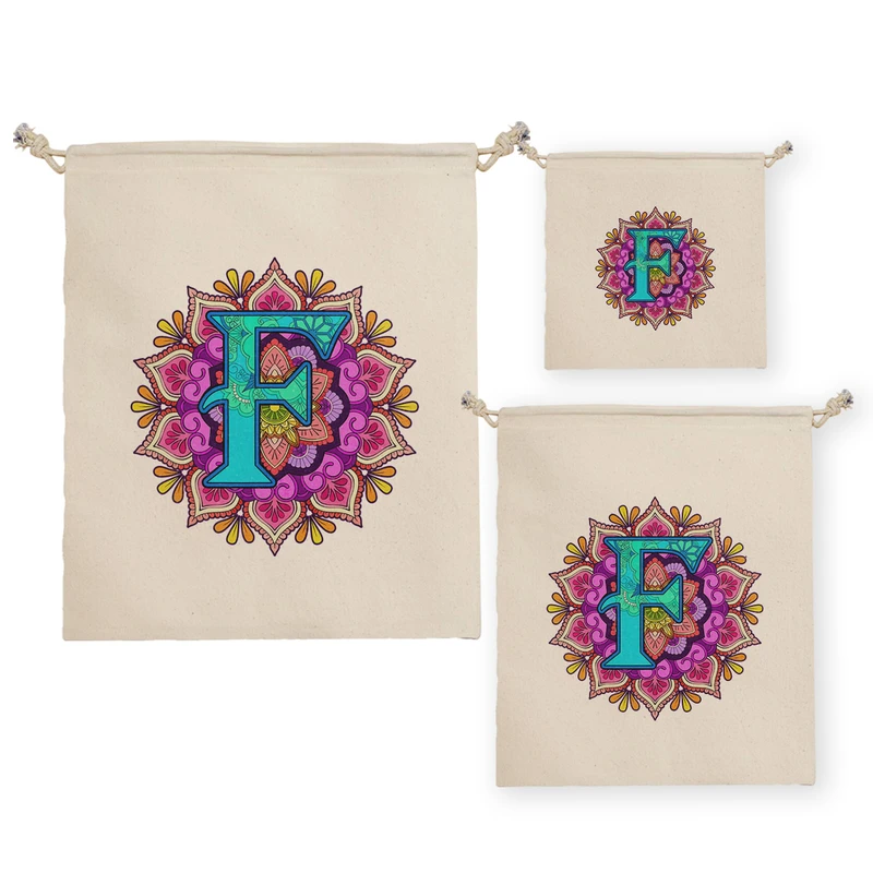 نظم دهنده ترمه طراحان ایده مدل حرف F ماندالا کد cfp2956 مجموعه سه عددی