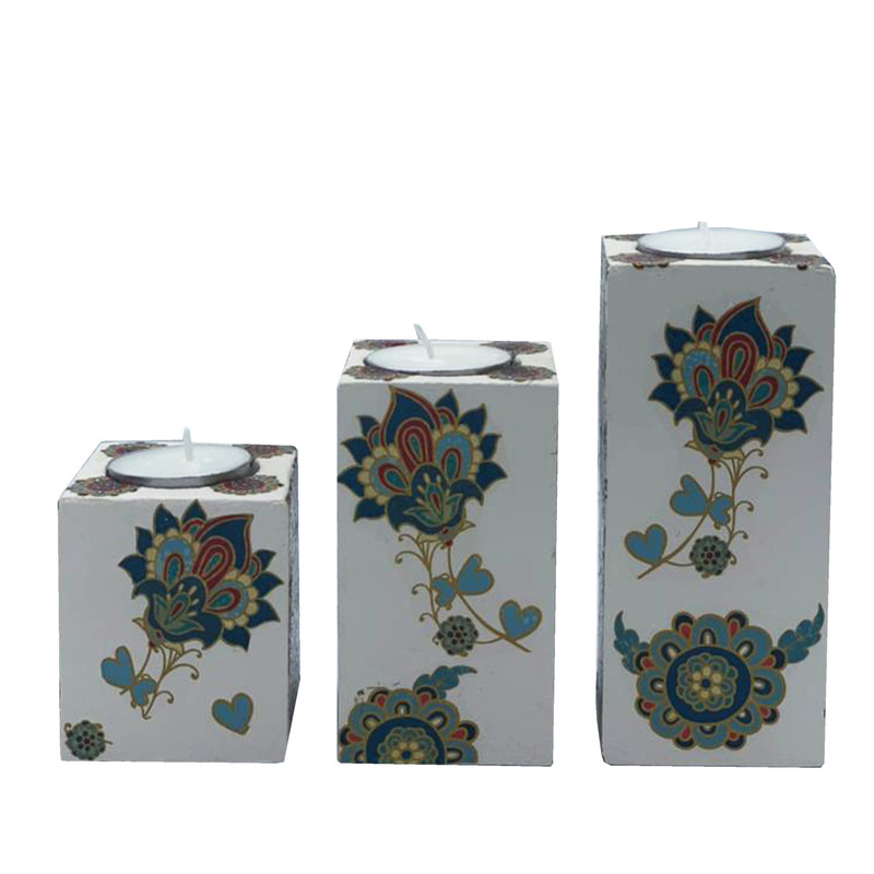 جاشمعی طرح سنتی 2 مجموعه 3 عددی