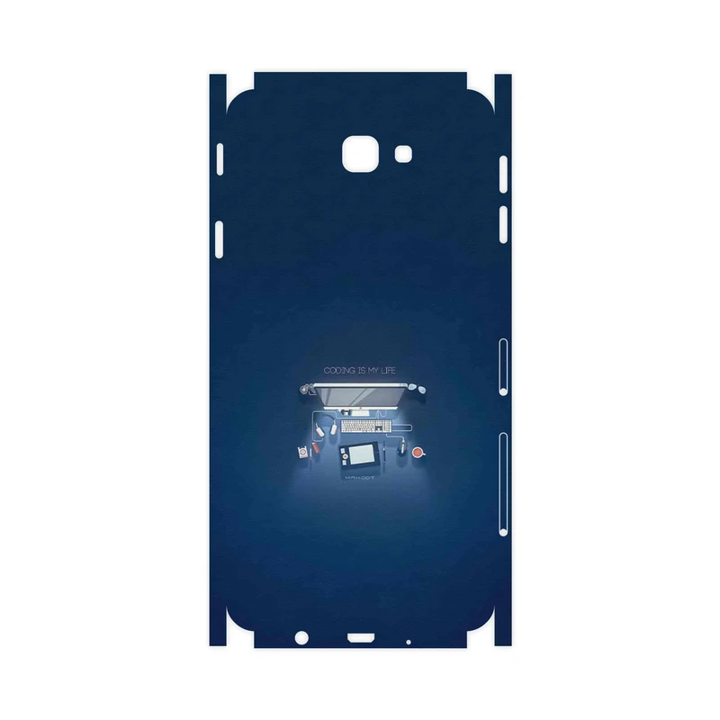 برچسب پوششی ماهوت مدل Programming 3-FullSkin مناسب برای گوشی موبایل سامسونگ Galaxy J7 Prime