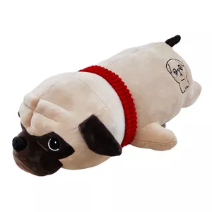 عروسک مدل سگ بولداگ بالشتی کد DB20 طول 55 سانتی‌متر