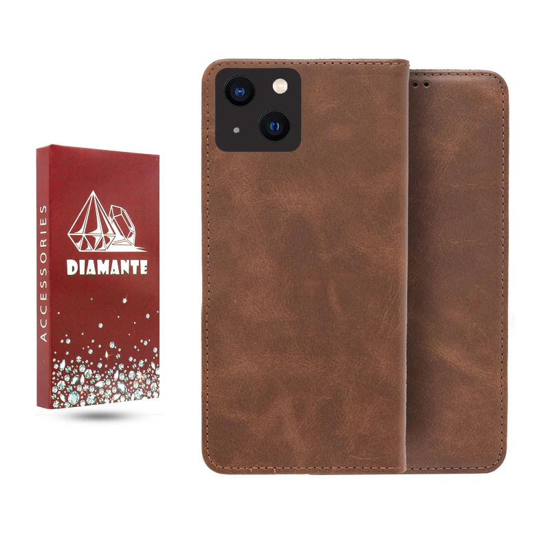 کیف کلاسوری دیامانته مدل قفل مگنتی مناسب برای گوشی موبایل اپل iPhone 13