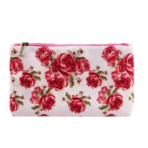 کیف لوازم آرایش زنانه مدل نقش گل کد 108