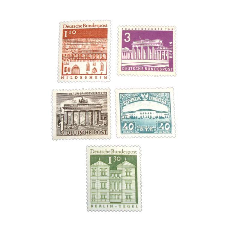 تمبر یادگاری مدل تاریخی کد DS2786 مجموعه 5 عددی