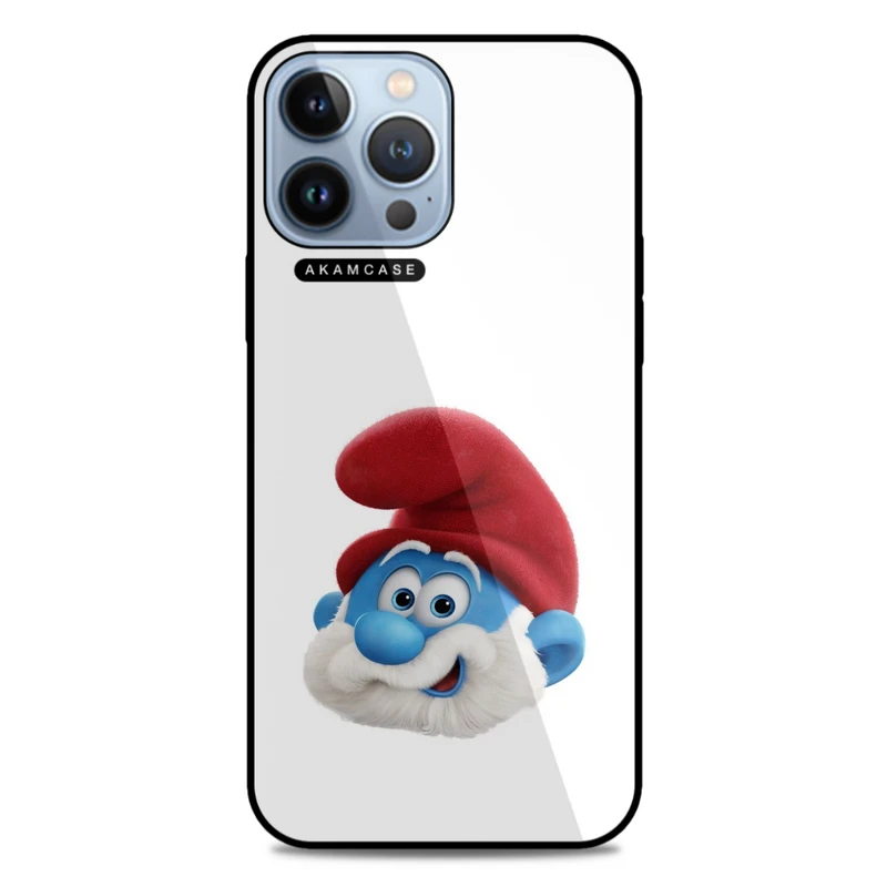 کاور آکام مدل AMC-WA13PROMAX-SMURFS-13 مناسب برای گوشی موبایل اپل iPhone 13 Pro Max