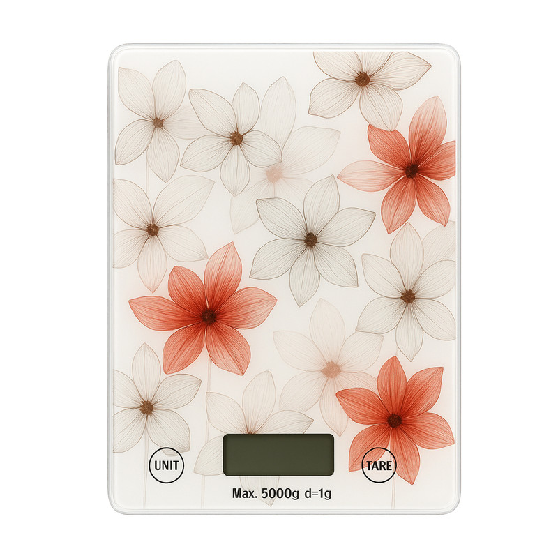 ترازو آشپزخانه دیجیتال مدل KITCHEN SCALE SH-S حداکثر ظرفیت قابل اندازه گیری 5 کیلوگرم با دقت اندازه گیری 1 گرم