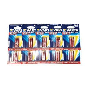 باتری نیم قلمی وارتا مدل Max Tech Alkaline مجموعه 20 عددی