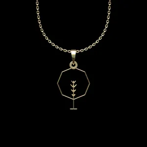 گردنبند طلا 18 عیار زنانه مدوپد مدل درخت کد L2-1-1023