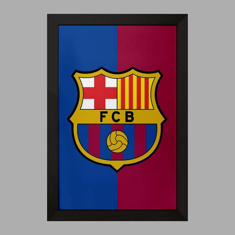 تابلو خندالو مدل باشگاه بارسلونا FC Barcelona  کد 2002