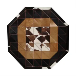 کلاژ فرش پوست و چرم کمالی مدل AD-00432