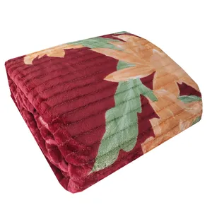 پتو 2 نفر نرمینه بافت مدل نسیم کد 50  سایز 230x210 سانتی‌متر