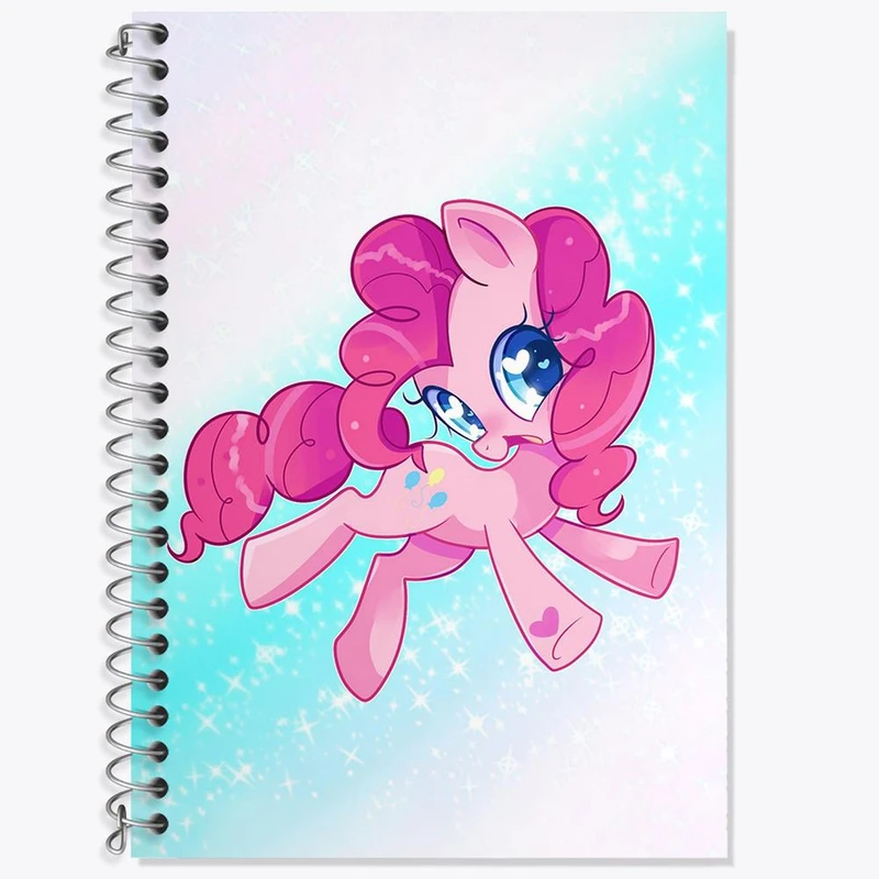 دفتر زبان 50 برگ خندالو مدل سه خط طرح اسب پونی کد 24877