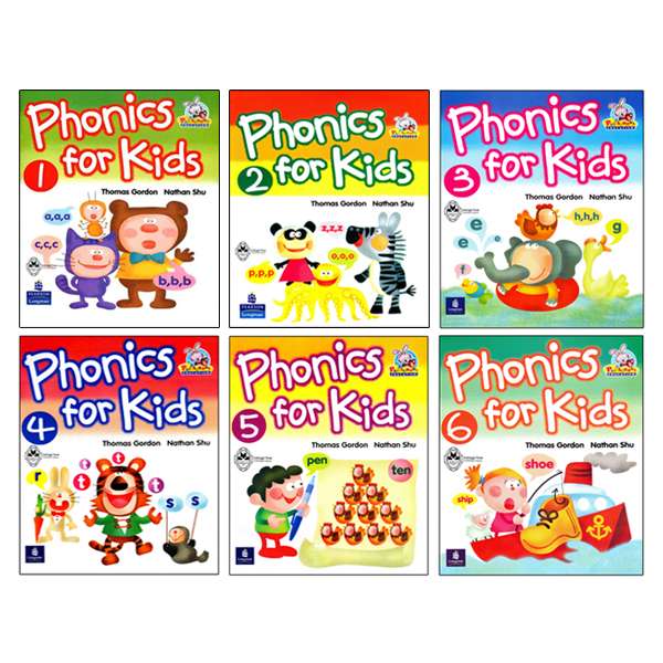 کتاب Phonics For Kids اثر Thomas Gordon And Nathan Shu انتشارات اشتیاق نور شش جلدی