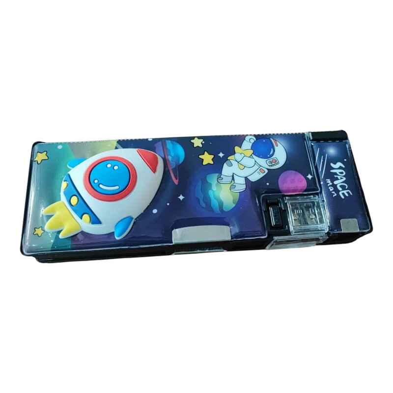 جامدادی مدل مگنتی اسکویشی دار طرح فضانورد