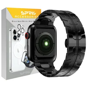 Sprig Iron Man band suitable for Apple Watch Series 7 Aluminum 45mm / Series 8 Aluminum 45mm / Series 9 Aluminum 45mm