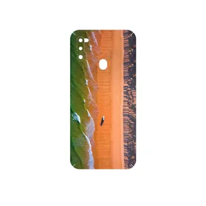 MAHOOT Beach and Green Sea Cover Sticker for Samsung Galaxy M21 2021 Edition
