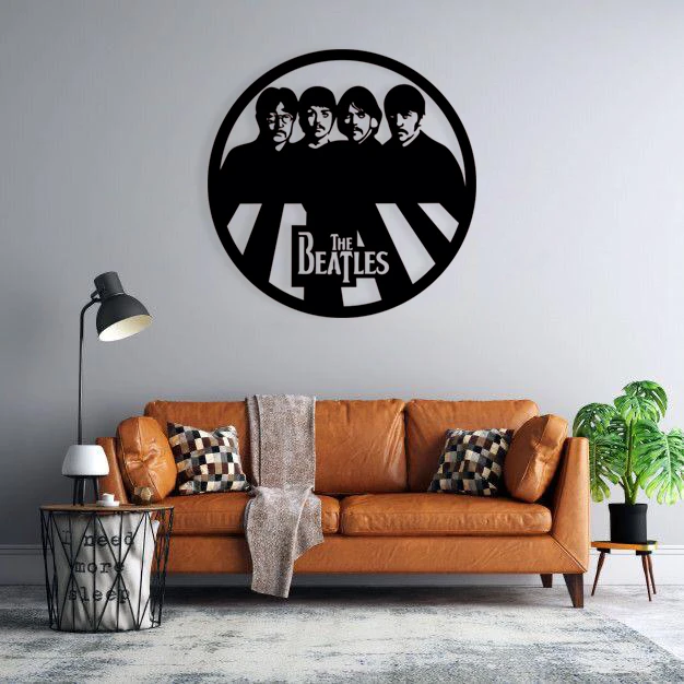 استیکر دیواری طرح the beatles
