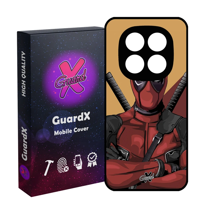 کاور گارد ایکس طرح Dead Pool مدل 10091 مناسب برای گوشی موبایل شیائومی Redmi Note 14 Pro 4G