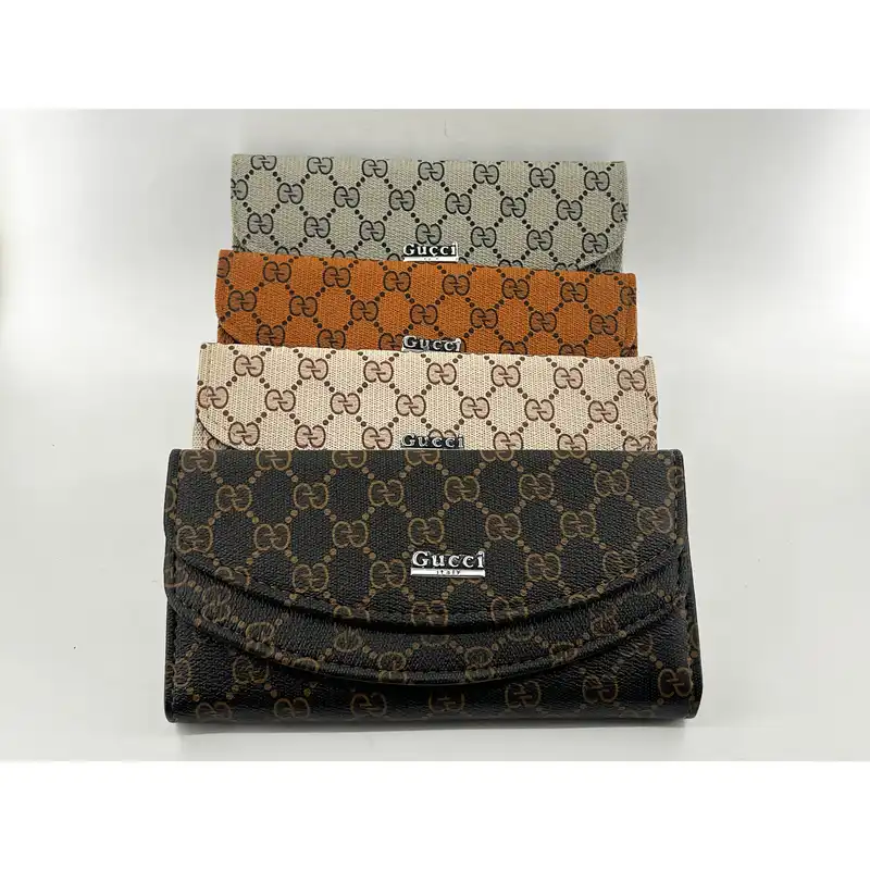 کیف پول زنانه مدل مارتینا دو لبه نیم گرد کد KZD-062