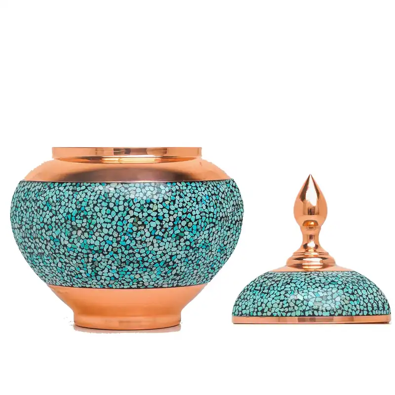 قندان فیروزه کوبی مدل HF0161