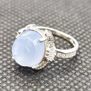 انگشتر نقره زنانه مدل عقیق یمانی کد 61