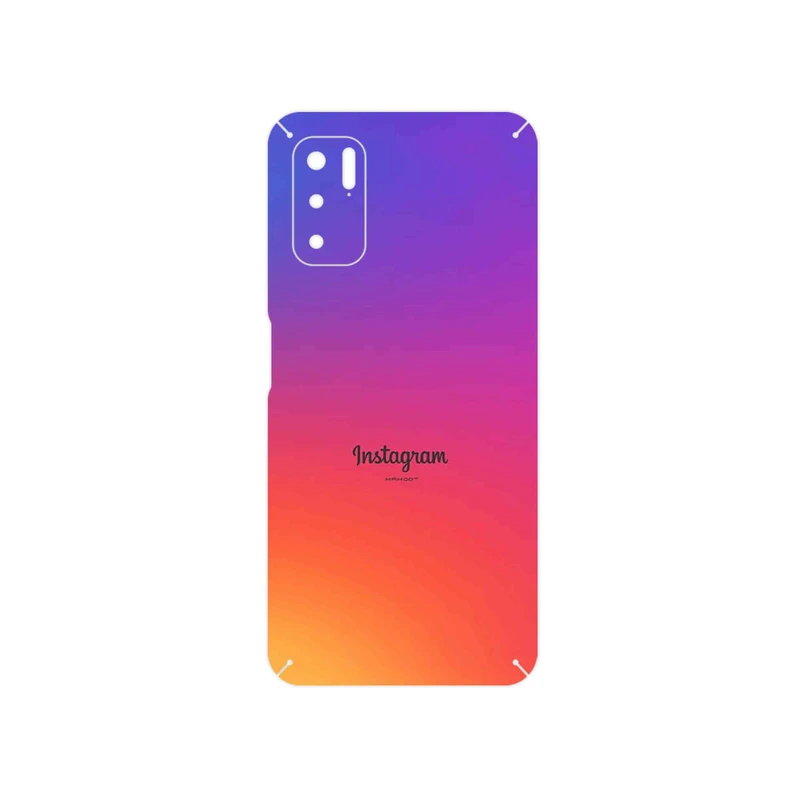 برچسب پوششی ماهوت مدل Instagram مناسب برای گوشی موبایل شیائومی Redmi Note 10 5G