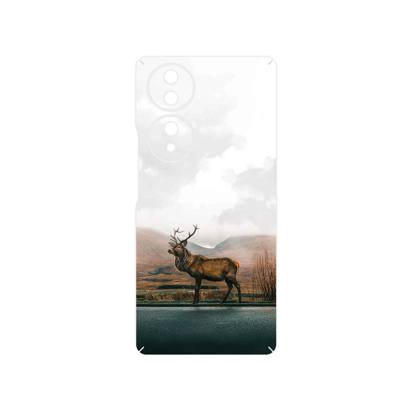 برچسب پوششی ماهوت مدل Horned_Deer مناسب برای گوشی موبایل آنر 70