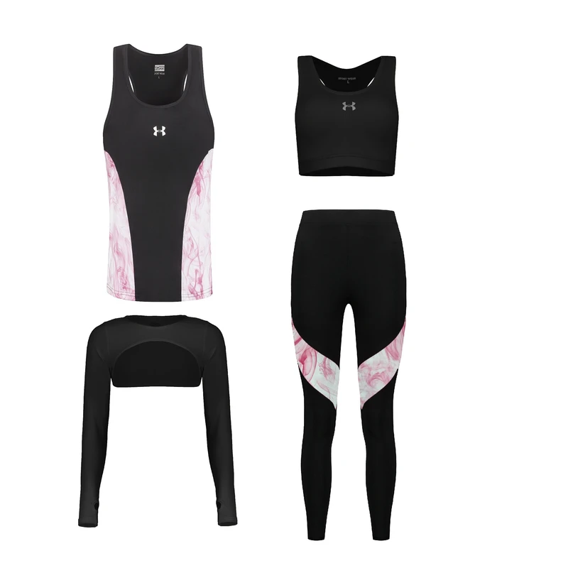 ست چهار تکه لباس ورزشی زنانه مدل 1801-1401-8101-70