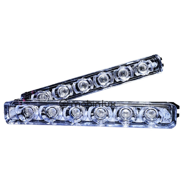 چراغ پلیسی موتور سیکلت وارون مدل 6 لنزه کد W-30 بسته 2 عددی