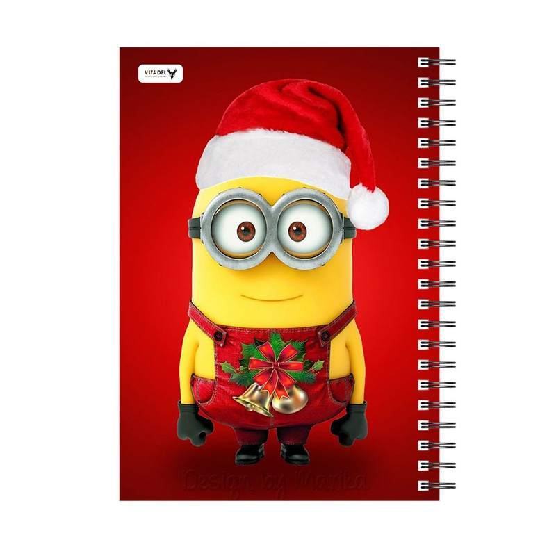 دفتر 120 برگ ویتادل طرح مینینون ها مدل 1