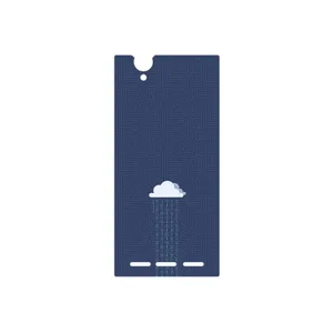 MAHOOT Minimal Data Cloud Cover Sticker for Sony Xperia T2 Ultra