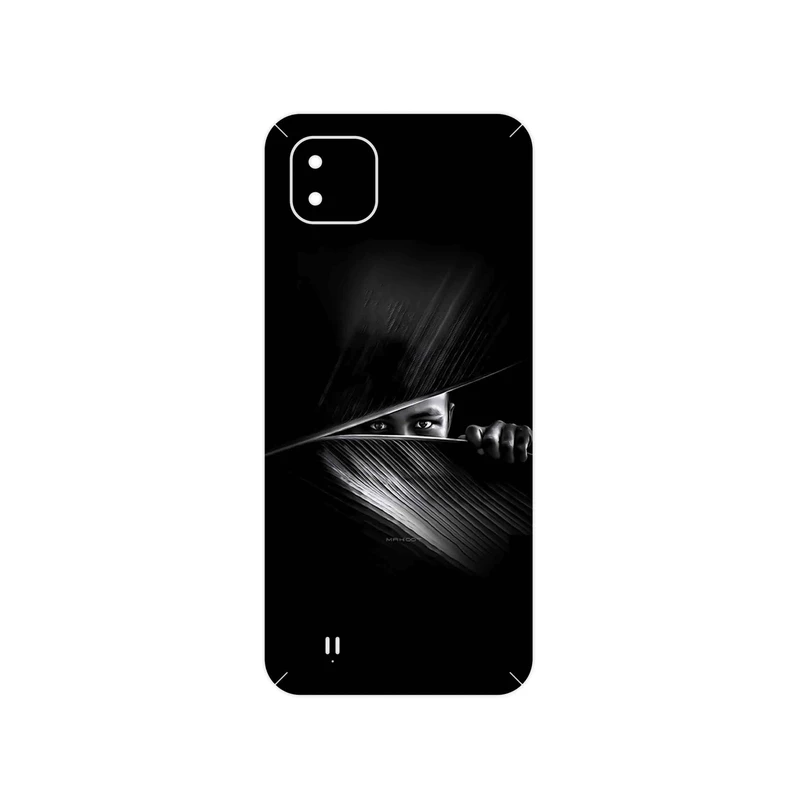 برچسب پوششی ماهوت مدل Black Portrait مناسب برای گوشی موبایل ریلمی C11 2021