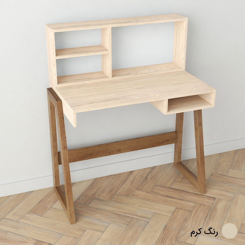 میز تحریر طرح کتابخانه دار مدل کاوه 1 کد BK-K1