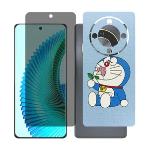 Glass together model privacy screen protector suitable for Honor X9b mobile phone with back cover sticker