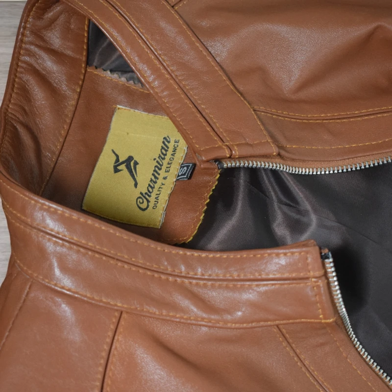 عکس شماره 44 : کت چرم مردانه چرمیران مدل شانون