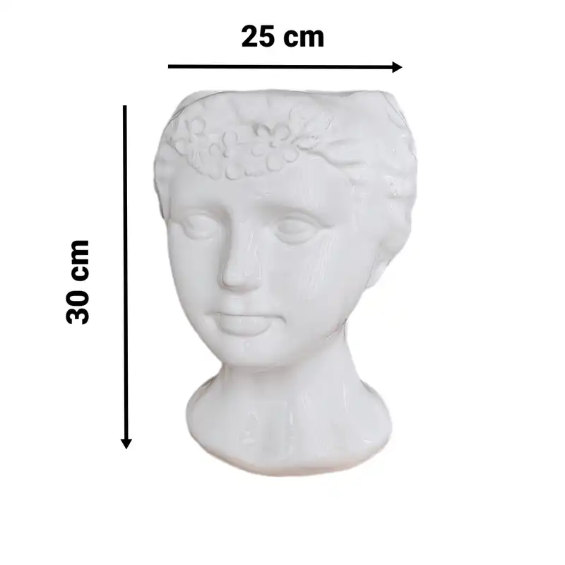 گلدان سرامیکی مدل چهره کد s2024