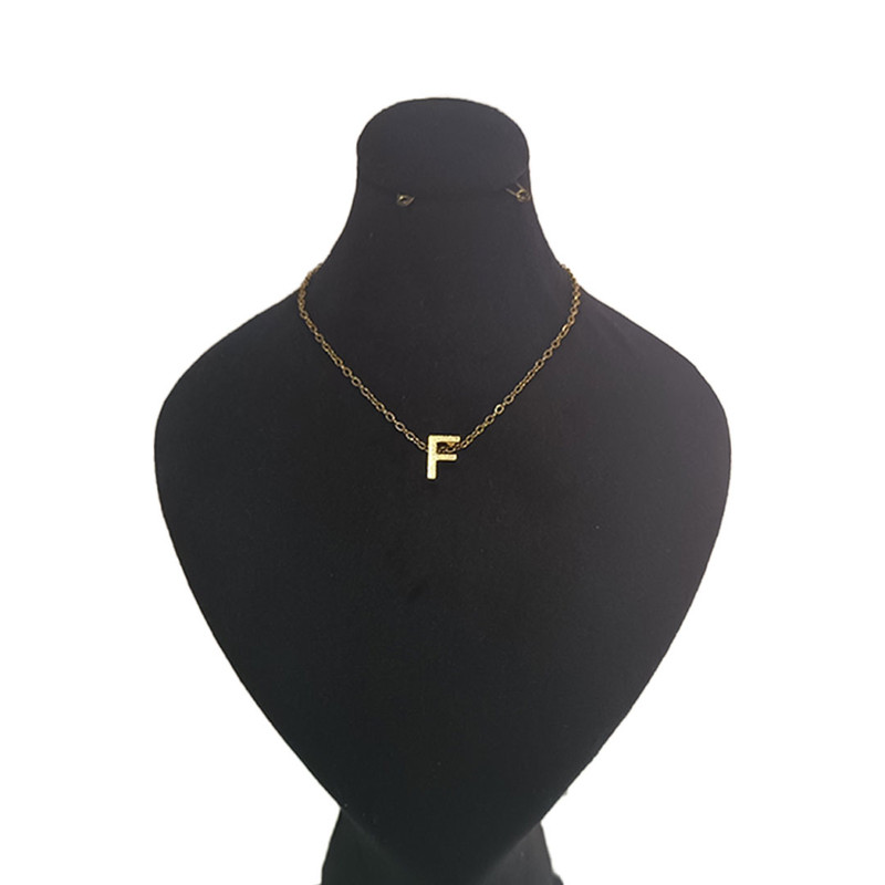 گردنبند زنانه مدل حروف انگلیسی حرف F