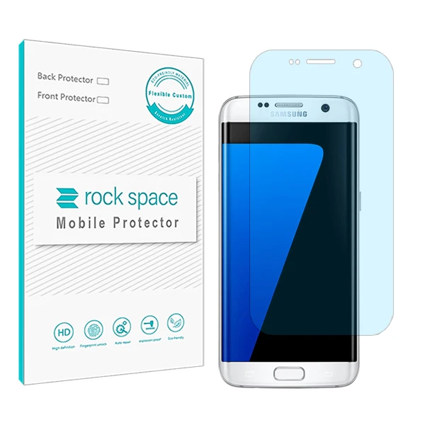 محافظ صفحه نمایش آنتی بلو راک اسپیس کد BLU مناسب برای گوشی موبایل سامسونگ Galaxy S7 edge